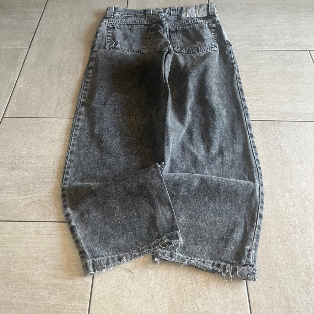 Polar Skate Co 93 Denim Jeans Washed Black Baggy Skateboard Pants 31x25